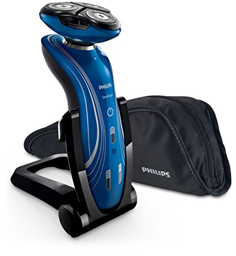 Philips SHAVER 7000 SensoTouch 2D RQ1155 - Afeitadora (Rotación, 3 piezas, Azul, Batería, Ión de litio, 5.4W)