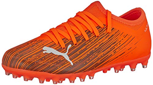 PUMA Ultra 3.1 MG JR, Zapatillas de fútbol Unisex niños, Naranja (Shocking Orange Black), 30.5 EU