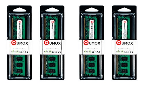 QUMOX Memoria DIMM para computadora Desktop 8GB(4x 2GB) DDR2 800MHz PC2-6300 PC2-6400 DDR2 800 (240 PIN)