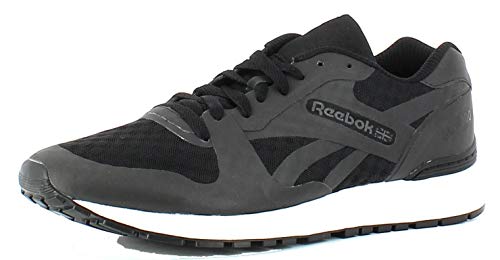 Reebok Gl 6000 Hm Tech, Zapatillas Para Hombre, Negro (AQ9817_41 EU_Black/White), 39 EU