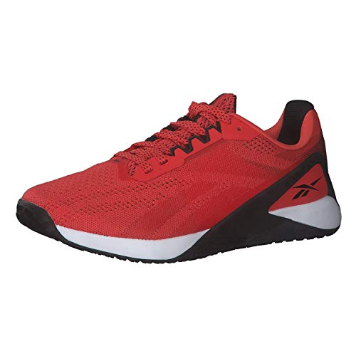 Reebok Nano X1, Zapatillas Deportivas Hombre, DYNRED/Blanco/Negro, 42.5 EU