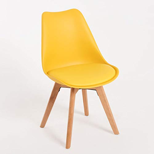 Regalos Miguel - Sillas Comedor - Silla Synk Basic - Amarillo - Envío Desde España