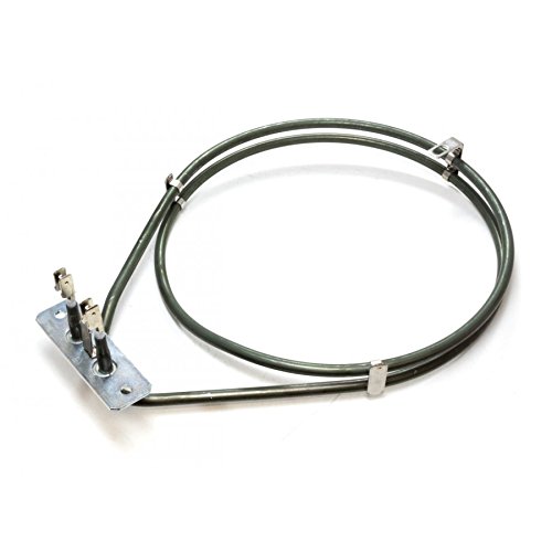 Resistencia para horno ventilado de 2000 W, 230 V Electrolux (3570425052, 3570424030) y Electrolux Zanussi (3570424055)