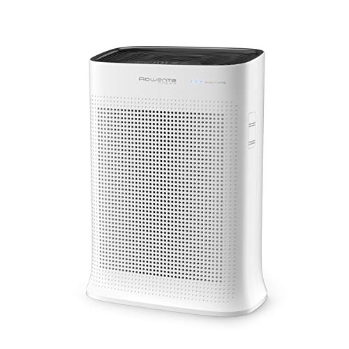 Rowenta Pure Air PU3030 Purificador de aire, hasta 120 m², filtración alérgenos y partículas, modo día y noche, apagado automático, programable e indicador de cambio de filtro