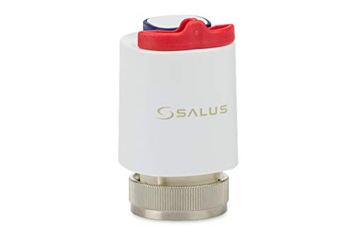 Salus T28NC230 Actuador Electrotérmico 230V para Ahorro de Energía, Regular Sistemas de Calefacción y Refrigeración de Superficies