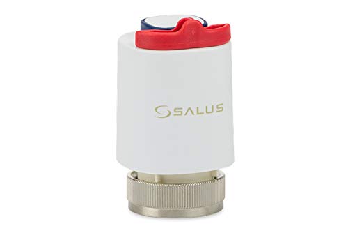 Salus T30NC24 Actuador Electrotérmico 24V para Ahorro de Energía, Regular Sistemas de Calefacción y Refrigeración de Superficies