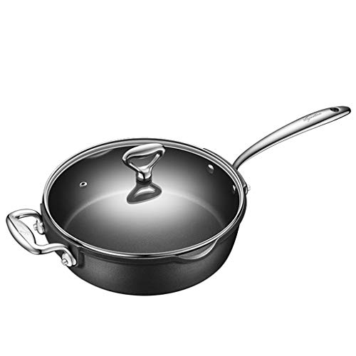 Sartén LHY inducción, se adhieren, Antiadherente hogar Filete Pot Fogón de Gas Wok Durable (Size : 24cm)