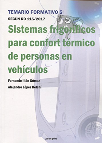Sistemas frigoríficos para confort térmico de personas en vehículos.: Temario formativo 5