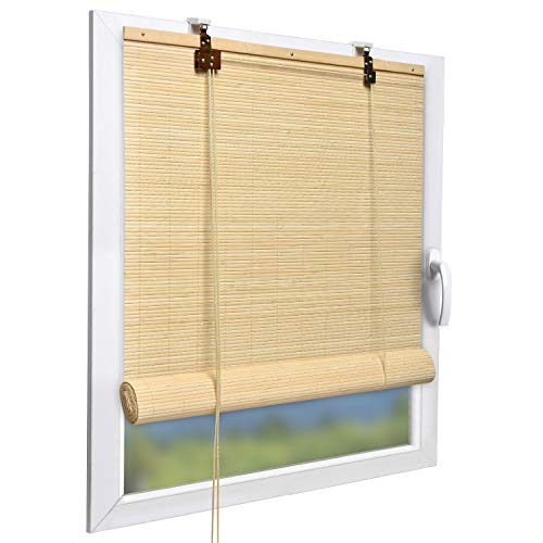 Sol Royal SolDecor B86 Persianas de bambú Estor bambú Ventanas klemmfix Robusto Madera Calidad 140x160 cm Natural