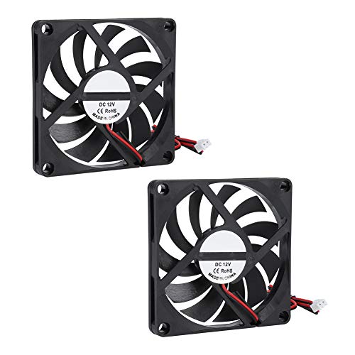 Sorand Ventilador de enfriamiento, 21.46CFM 2PCS Conjunto de Impresora 3D Pieza de Alta Velocidad del Ventilador de enfriamiento Impresora de 12V 6000 RPM Ventilador de enfriamiento Especial