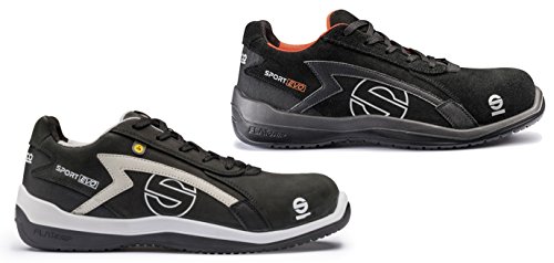 Sparco 0751643NRNR Zapatillas, Negro, 43