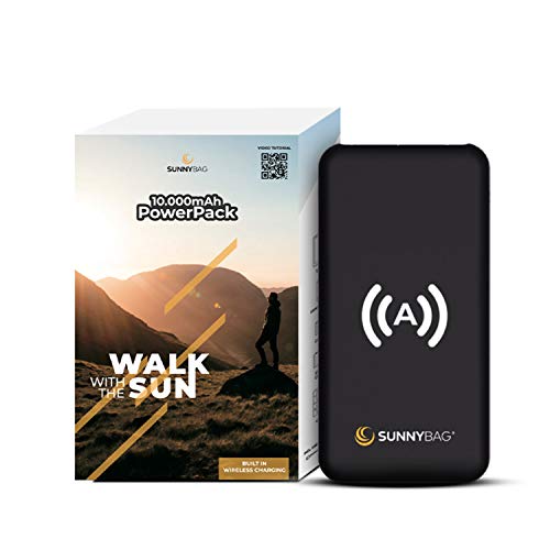 Sunnybag POWERPACK Wireless Charging 10.000 mAh Power Bank con 2 Salidas de USB