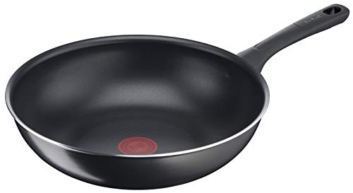 Tefal B56419AZ Wok by Day On, 28 cm, 18/10 Steel