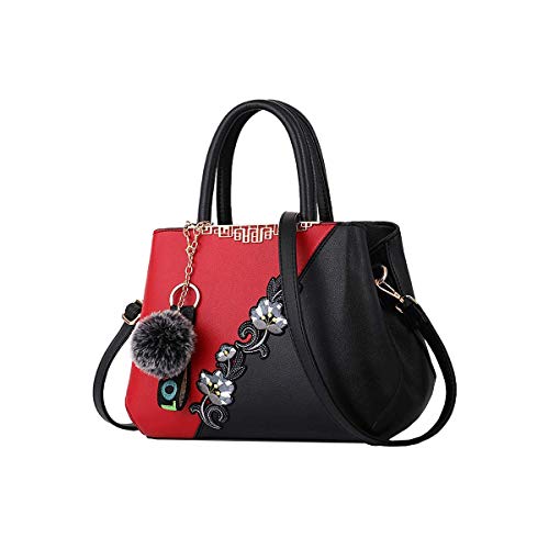 Tisdaini Bolsos de Mano Mujer Moda PU Cuero Grandes Bolsos Totes Bolsos Bandolera