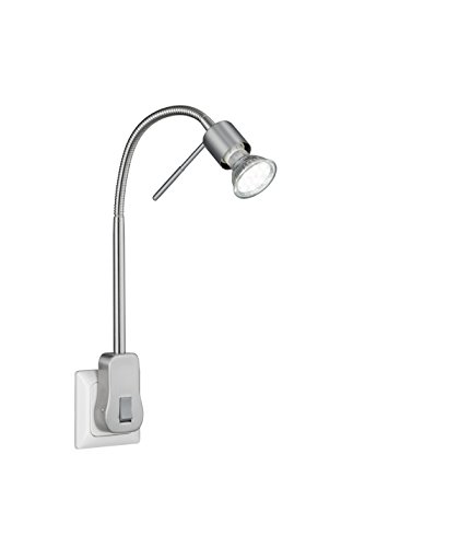 Trio Lighting Laon Foco GU10, 5 W, Níquel Mate, 16 X 4.7 X 40 cm