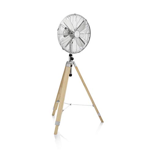 Tristar VE-5804 - Ventilador de pie, 40 cm, 50 W, Trípode de madera