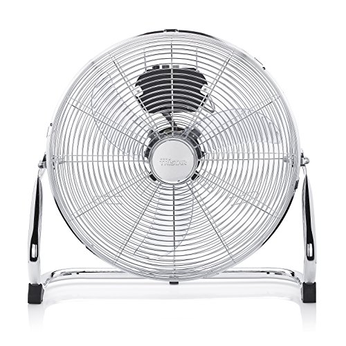 Tristar VE-5885 - Ventilador de suelo con circulador de aire, Metálico, Gris, 50 cm