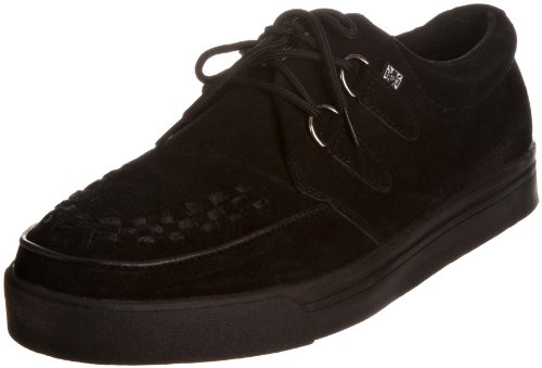 TUK - Zapatillas de deporte de cuero unisex, Negro, 37