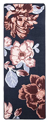 Vallila Zaida Alfombra 80x160 cm, Cobre, diseño Floral, 160cm x 80cm