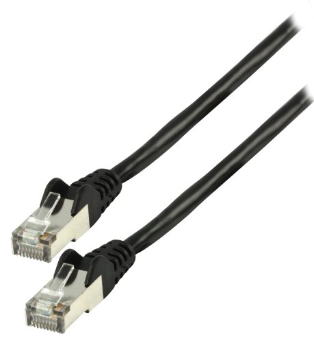 Valueline 0.25m Cat6 FTP - Cable de Red (0,25 m, RJ-45, RJ-45, Negro)