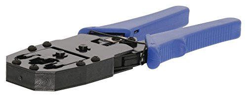 Valueline Crimpadora para RJ45 RJ11 RJ10, Azul, Multifuncional Crimpadora para Crimping de (973977005904)