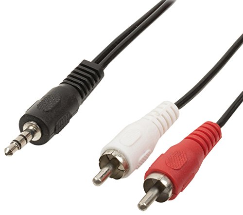 Valueline VLAB22200B30 3m 3.5mm 2 x RCA Negro, Rojo, Color blanco cable de audio - Cables de audio (3.5mm, Macho, 2 x RCA, Macho, 3 m, Negro, Rojo, Blanco)