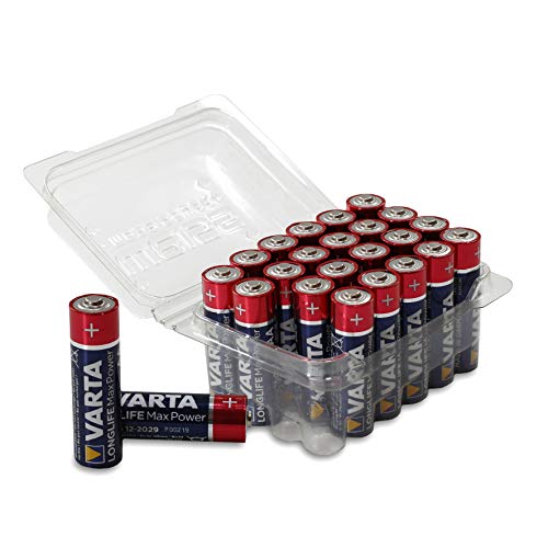 Varta Longlife MAX Power - Pilas alcalinas AA Caja de 24 Pilas AA. 24er Box