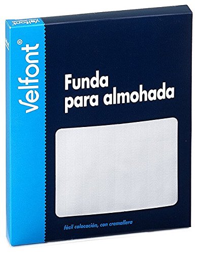 Velfont - Funda de Almohada Raso Labrado