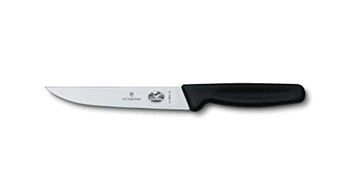 Victorinox Küchenmesser Schmal Cuchillo TRINCHAR, 15 CM Negro Blister 5.1803.15B