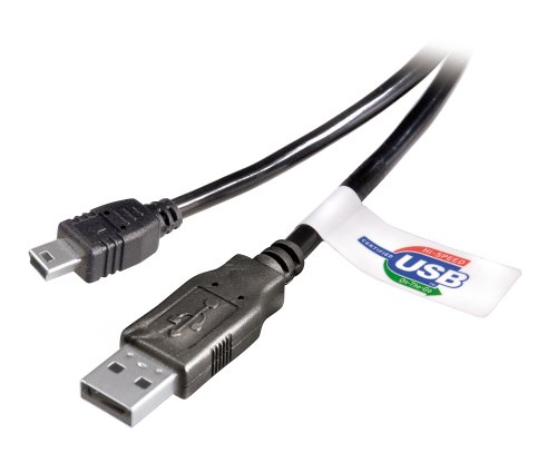 Vivanco CK U 30AMBC - Cable USB (USB A, Mini-USB B, macho/macho, 480 Mbit/s, 3 m) Negro