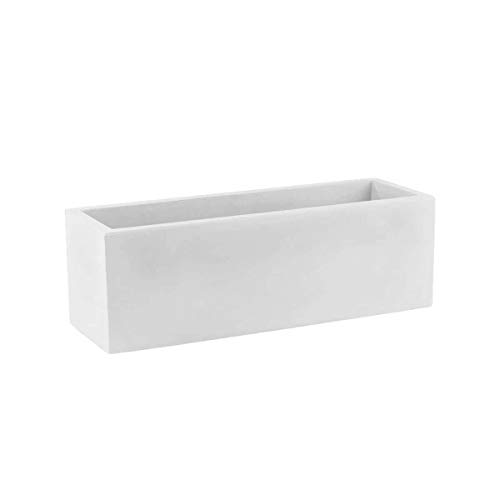 Vondom 41620 Jardinera Simple, Blanco, 20x60x20 cm