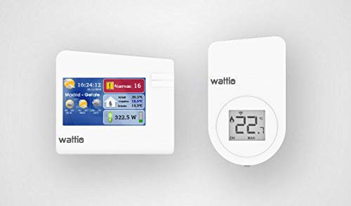 Wattio Comfort Pack Termostato, Blanco