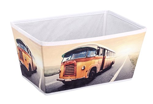 Wenko Vintage Bus Cesta para Baño M, Polipropileno, Multicolor, 21.5x31.5x275 cm