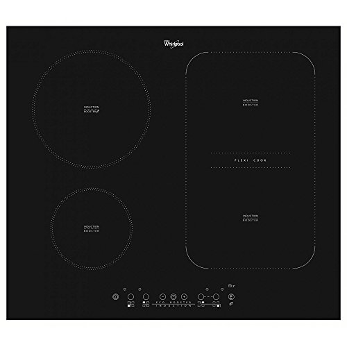 Whirlpool Induzione ACM808BA - Placa eléctrica de inducción con 4 campos de calefacción (cristal), color negro