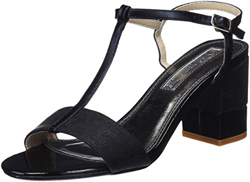 XTI 30681, Sandalias con Tira a T para Mujer, Negro (Black), 37 EU