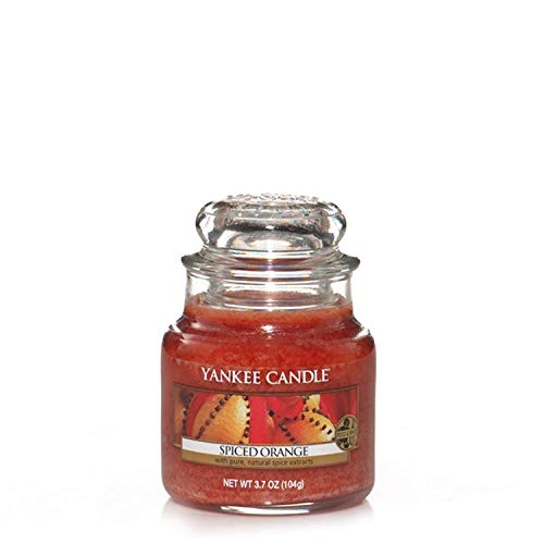 YANKEE CANDLE Vela en un Vaso Doze, Naranja con un Toque de Especias, Pequeño