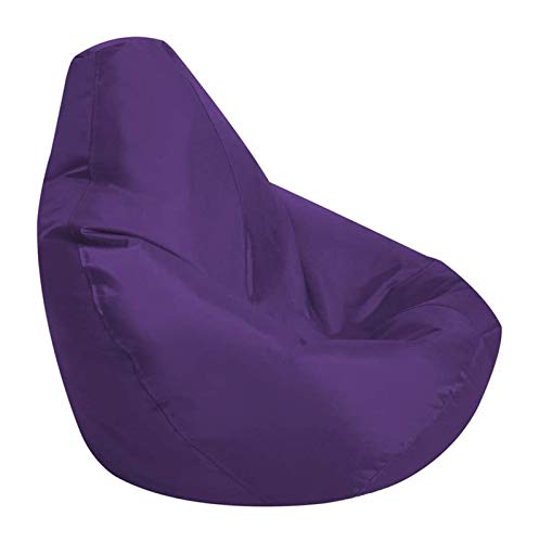 yxx Puf Bolsa de Frijoles Cubierta de sofá, protección de Muebles de Servicio Pesado Anti-UV Impermeable for niños y Adultos Silla de Juego de salón cómodo (Color : Purple)