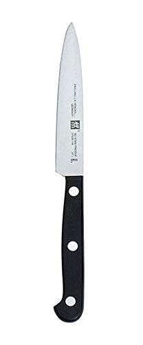 Zwilling Twin Gourmet - Cuchillo puntilla, Hoja endurecida al frío Friodur, Acero Inoxidable, Espiga Entera, cachas sintéticas remachadas, 100 milímetros