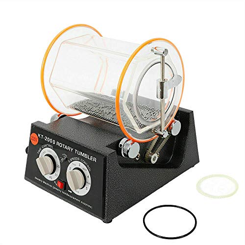 100W Jewelry Polisher Pulidora de joyería rotativa Tambor de Pulido Máquina