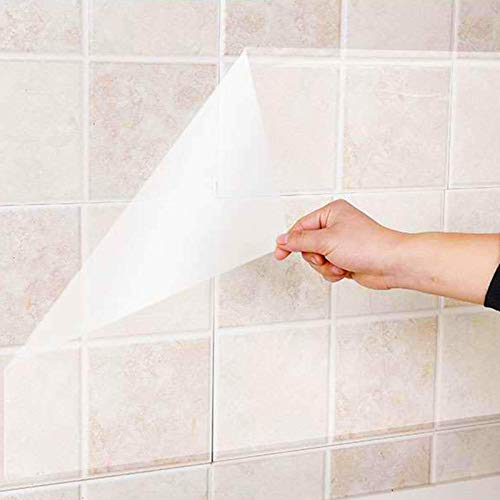 3 unids protector de pared transparente a prueba de aceite adhesivo pared papel pintado cocina Backsplash rollo de película de vinilo autoadhesivo transparente papel extraíble para armarios puertas