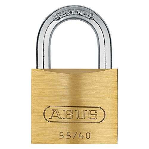 ABUS 55/40 B KD 55 All Weataher - Candado (latón, con grillete de acero endurecido, 3,81 cm)