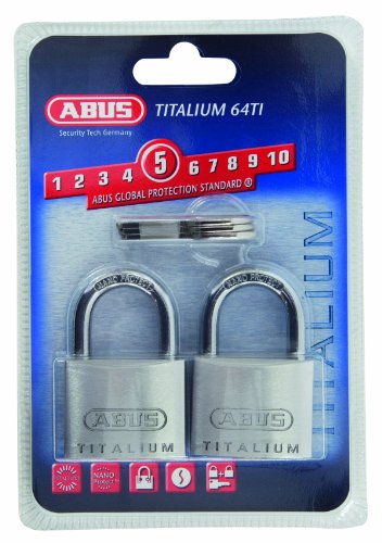 Abus 56394 64TI/40 Titalium – Juego de 2 – Candado 40 mm