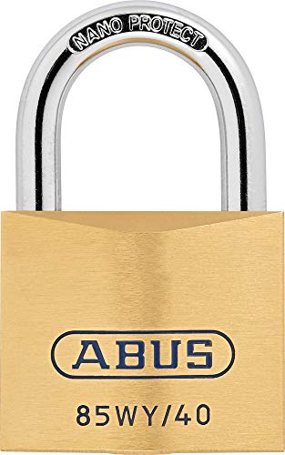 ABUS 79653 Candado de latón con Tarjeta de Seguridad, Estándar, 40mm