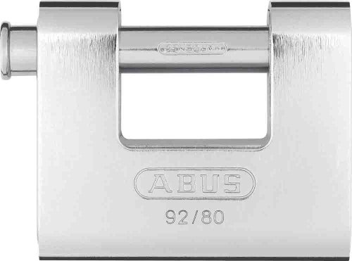 Abus 92/80 KA8521 - Candado Monoblock rectangular blindado 80mm llaves iguales