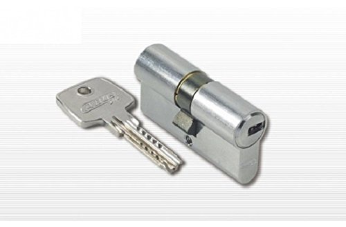 Abus D15 N 30/50 - Eurocilindro con anti-rotura llave de puntos niquel 5 K y T