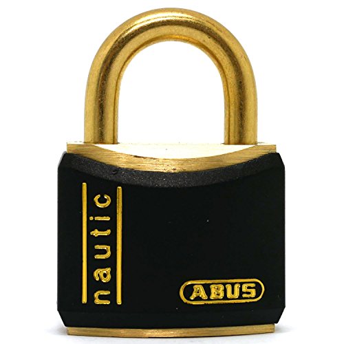 Abus T84MB/30 NEGRO - Candado Nautic de latón 30mm negro