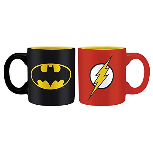 ABYstyle - DC COMICS - Set 2 mini-Tazas - 110 ml - Batman y Flash