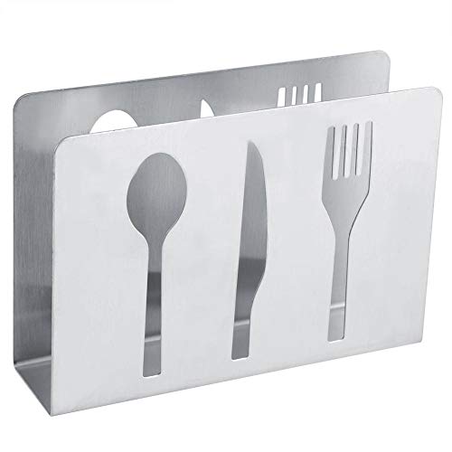 Agatige Servilletero de Acero Inoxidable, servilleteros Modernos para mesas Utensilios de decoración de Mesa Familiar