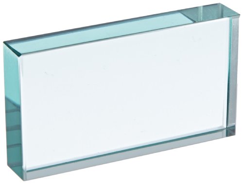 Ajax científica li272 – 0110 rectangular cristal bloque, 110 mm de longitud x 61 mm x 19 mm de grosor