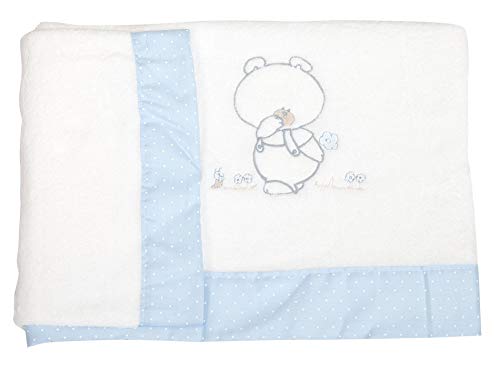 Babyline 015005005 - Juego de Sábanas de Coralina para Cuna de Medidas 60 X 120, 820 g